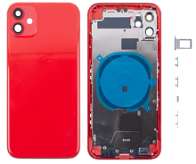 Корпус для iPhone 11 (One Sim) Красный - Премиум. от интернет магазина z-market.by