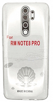Чехол для Xiaomi Redmi Note 8 Pro силиконовый,прозрачный с закрытой камерой и разъемом от интернет магазина z-market.by