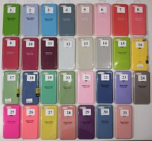 Чехол для iPhone 7, 8 Plus Silicon Case, цвет 17 (зеленый) со стеклянным задником от интернет магазина z-market.by