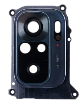Стекло камеры для Xiaomi Redmi Note 10/10S/Poco M5s (M2102K7AG/M2101K7BNY/2207117BPG) с рамкой черн. от интернет магазина z-market.by
