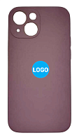 Чехол для iPhone 13 mini Silicon Case цвет 69 (лиловый) с закрытой камерой и низом от интернет магазина z-market.by