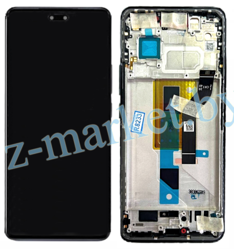 Модуль для Xiaomi 13 Lite (2210129SG) - Сервисный (дисплей с тачскрином в раме), черный в Гомеле, Минске, Могилеве, Витебске.
