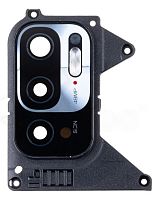 Стекло камеры для Xiaomi Redmi Note 10T/10 5G (M2103K19Y) в сборе с рамкой Черный. от интернет магазина z-market.by