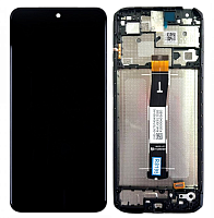 Модуль для Xiaomi Redmi 12C (22120RN86G) - Сервисный (дисплей с тачскрином в раме), черный от интернет магазина z-market.by