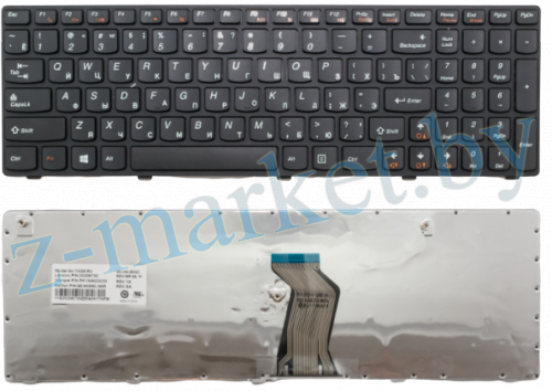 Клавиатура Lenovo Z560 Z560A Z565 Z565A G570 G575 G770 Черная стандартная в Гомеле, Минске, Могилеве, Витебске.