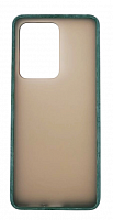 Чехол для Samsung Galaxy S20 Ultra, G988, S11 Plus, SHELL, матовый, с цветной рамкой, зелёный от интернет магазина z-market.by