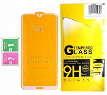 Защитное стекло для Huawei Y7 2019, Enjoy 9 с белой рамкой от интернет магазина z-market.by