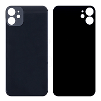 Задняя крышка для iPhone 11 (AAA класс, большой вырез камера, CE лого) черная от интернет магазина z-market.by