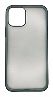 Чехол для iPhone 12, 12 Pro, Stylish Case с цветной рамкой, зеленый от интернет магазина z-market.by