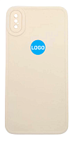 Чехол для iPhone XS Max TNT SILICON молочный с закрытой камерой и низом от интернет магазина z-market.by