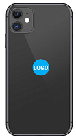 Корпус для iPhone 11 (AAA класс, бок. кнопки, вибро.,  лоток SIM, периф. запч., CE лого), черный от интернет магазина z-market.by