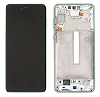 Модуль для Samsung A736, A736B (A73 5G) оригинал (SP) (дисплей с тачскрином в раме), мятный/зеленый от интернет магазина z-market.by