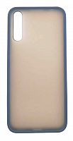 Чехол для Huawei Y8P матовый с цветной рамкой, синий от интернет магазина z-market.by