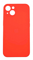Чехол для iPhone 13 Silicon Case цвет 5 (красный) с закрытой камерой и низом от интернет магазина z-market.by