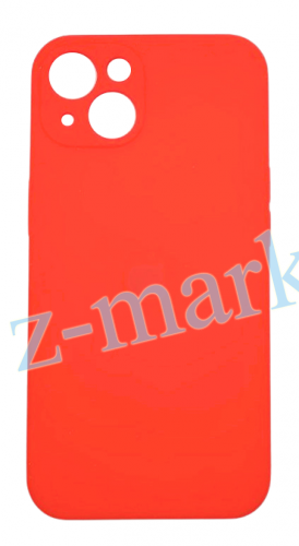 Чехол для iPhone 13 Silicon Case цвет 5 (красный) с закрытой камерой и низом в Гомеле, Минске, Могилеве, Витебске.