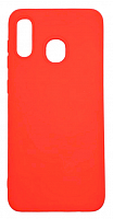 Чехол для Samsung A20, A205F, A30, A305F силиконовый красный, TPU Matte case  от интернет магазина z-market.by