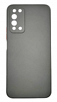 Чехол для Huawei Honor X10 Silicon Mild с закрытой камерой, черный от интернет магазина z-market.by