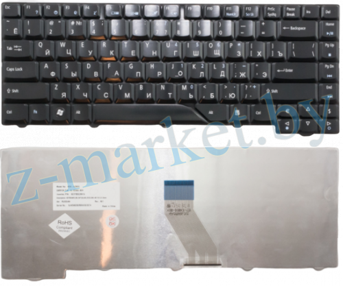 Клавиатура Acer Aspire 5310 4310 4315 4520 4710 4720 4920 черная в Гомеле, Минске, Могилеве, Витебске.