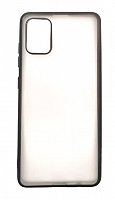 Чехол для Samsung A51, A515, M40S, Stylish Case с цветной рамкой, черный от интернет магазина z-market.by