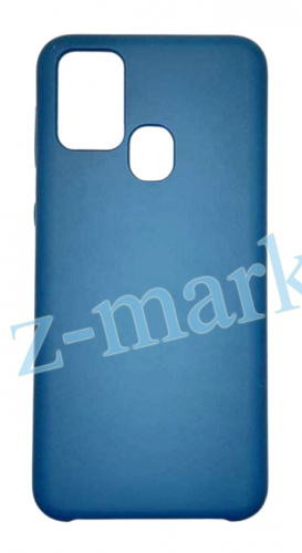 Чехол для Samsung M31, M315, Silicon Case, темно-синий в Гомеле, Минске, Могилеве, Витебске.