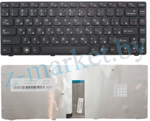 Клавиатура Lenovo G480 B470 G485 B480 B485 Z380 Z385 Z480 Z485 Черная в Гомеле, Минске, Могилеве, Витебске.