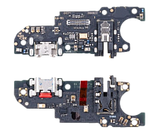 Шлейф для Huawei Honor X5 (VNA-LX2) плата на системный разъем/разъем гарнитуры/микрофон - Премиум. от интернет магазина z-market.by