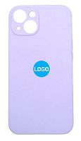 Чехол для iPhone 13 Silicon Case цвет 43 (лавандовый) с закрытой камерой и низом от интернет магазина z-market.by