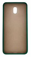 Чехол для Xiaomi Redmi 8A матовый с цветной рамкой, зелёный от интернет магазина z-market.by