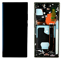 Модуль для Samsung N985, N985F (Note 20 Ultra) оригинал (SP) (дисплей с тачскрином в раме), черный от интернет магазина z-market.by
