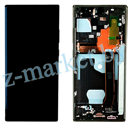 Модуль для Samsung N985, N986, N985F (Note 20 Ultra) оригинал (SP) (дисплей с тач. в раме), черный в Гомеле, Минске, Могилеве, Витебске.