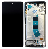 Модуль для Xiaomi Redmi Note 13 - Сервисный (дисплей с тачскрином в раме) голубой от интернет магазина z-market.by