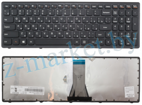 Клавиатура Lenovo Ideapad G505S G500s S510 Z510 Z505 Черная в Гомеле, Минске, Могилеве, Витебске.