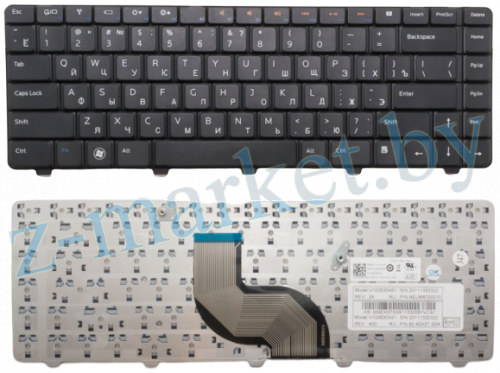 Клавиатура Dell N5030 M5030 N4010 N4030 N4020 N3010 Черная в Гомеле, Минске, Могилеве, Витебске.