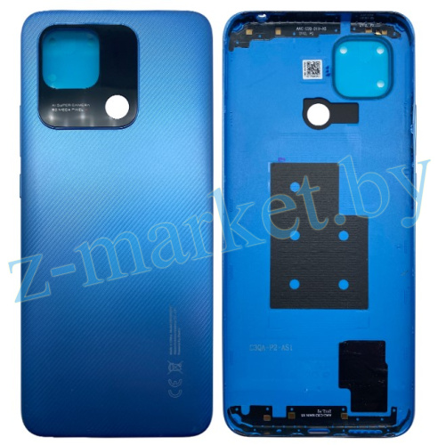 Задняя крышка для Xiaomi Redmi 10C (220333QNY) Синий. в Гомеле, Минске, Могилеве, Витебске.