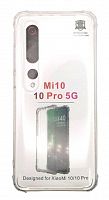 Чехол для Xiaomi Mi 10, Mi 10 Pro силиконовый, противоударный, прозрачный от интернет магазина z-market.by