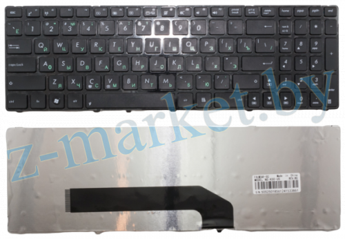 Клавиатура Asus K50 K60 K61 K70 F90 черная в Гомеле, Минске, Могилеве, Витебске.