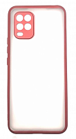 Чехол для Xiaomi Redmi 10 Lite, Stylish Case с цветной рамкой, красный от интернет магазина z-market.by