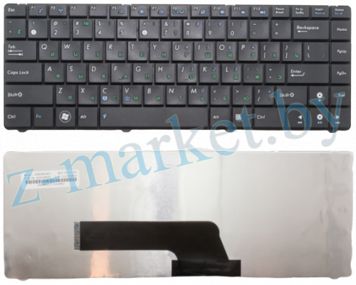 Клавиатура Asus K40 X8 F82 P80 P81 черная в Гомеле, Минске, Могилеве, Витебске.