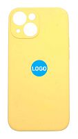 Чехол для iPhone 13 Mini Silicon Case цвет 13 (желтый) с закрытой камерой и низом от интернет магазина z-market.by