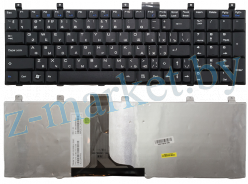 Клавиатура для ноутбука MSI CR500 CR600 VX600 EX600 EX700 GX600 GX700 Черная в Гомеле, Минске, Могилеве, Витебске.