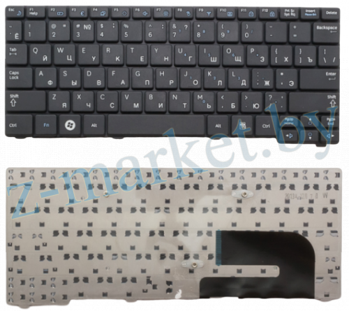 Клавиатура Samsung N143 N145 N148 N150 NB30 Черная в Гомеле, Минске, Могилеве, Витебске.