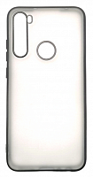 Чехол силиконовый для XIAOMI Redmi Note 8,  Stylish Case с цветной рамкой, цвет черный от интернет магазина z-market.by