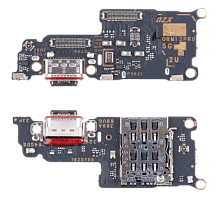 Шлейф для Realme 12 Pro 5G/12 Pro+ 5G (RMX3843/RMX3841) плата системный разъем/разъем SIM/микрофон. от интернет магазина z-market.by