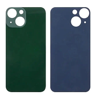 Задняя крышка для iPhone 13 mini Зеленый (стекло, широкий вырез под камеру, логотип). от интернет магазина z-market.by