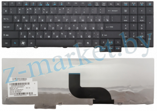 Клавиатура Acer TravelMate 5760 6595 черная в Гомеле, Минске, Могилеве, Витебске.