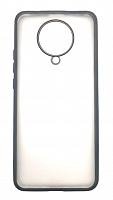 Чехол для Xiaomi Redmi K30 Pro, Poco F2 Pro, Stylish Case с цветной рамкой, чёрный от интернет магазина z-market.by