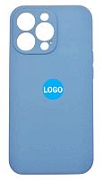 Чехол для iPhone 13 Pro Silicon Case цвет 61 (синий) с закрытой камерой и низом от интернет магазина z-market.by