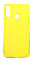 Чехол для Samsung A20S (A207F) силиконовый желтый, TPU Matte case  от интернет магазина z-market.by