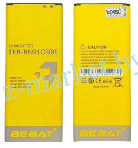 EB-BN916BBE / BN910BBC аккумулятор Bebat для Samsung Galaxy Note 4, SM-N910G, N910F, N910cq в Гомеле, Минске, Могилеве, Витебске.