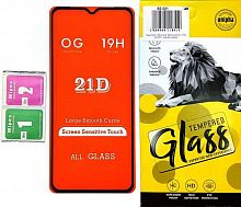 Защитное стекло для Samsung A70, A70s, A705F с черной рамкой от интернет магазина z-market.by